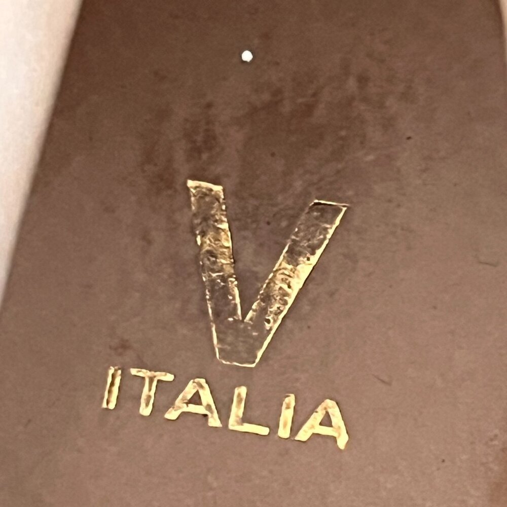 V Italia Green Kiki Leather Ankle Boots Eur Size 40 US Size 9 - 9.5 Cream Lining - Picture 10 of 16